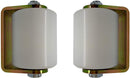 Slide Gate Guide Roller 3" White Hard Nylon 2 Pack EG097
