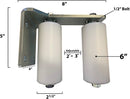 Eagle EG110 Slide Gate Guide Roller 6" L Rear Post Bracket