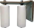 Eagle EG110 Slide Gate Guide Roller 6" L Rear Post Bracket
