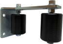 Eagle Access Control Systems Brand: Slide Gate Guide Rollers 3" Black L Rear Adjustable Bracket EG112