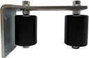 Eagle Access Control Systems Brand: Slide Gate Guide Rollers 3" Black L Rear Adjustable Bracket EG112