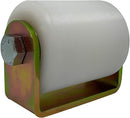 Slide Gate Guide Roller 3" White Hard Nylon 2 Pack EG097