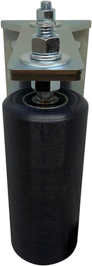 Eagle EG113 Slide Gate Guide Rollers 6" Black L Rear Post Bracket