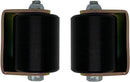 Slide Gate Guide Roller 3" Black Hard Nylon UHMW Rollers with C Bracket 2 Pack EG103