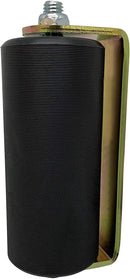 Eagle EG104 Slide Gate Guide Roller 6” Rear Post Welded Assembly (Black)