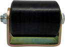 Slide Gate Guide Roller 3" Black Hard Nylon UHMW Rollers with C Bracket 2 Pack EG103