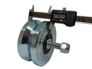 Eagle EG096 Slide Gate Wheel 4” V-Groove Solid Steel Sliding Wheel Bearing for Rolling V Shape Track Gates
