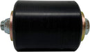 Slide Gate Guide Roller 3" Black Hard Nylon UHMW Rollers with C Bracket 2 Pack EG103