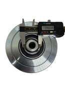 Eagle EG096 Slide Gate Wheel 4” V-Groove Solid Steel Sliding Wheel Bearing for Rolling V Shape Track Gates