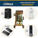 Commercial Slide Gate Opener Eagle 2000 APT 1HP Heavy Duty AC High Traffic Industrial Sliding Gate Opener Motor System 50’ feet or 2500lbs Gates with Remote Transmitters