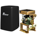 Home Slide Gate Opener Eagle 1000 FSC 1/2 HP Sliding Gate Motor Operator System Residential and Light Commercial for 27’ feet 600lbs Rolling Gates with Wireless Remotes
