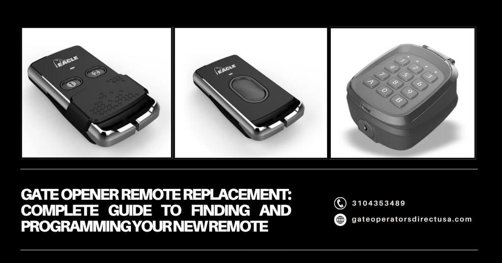 Programming Gate Remote Gate Opener Remote Replacement | How to Find & Program a New Remote