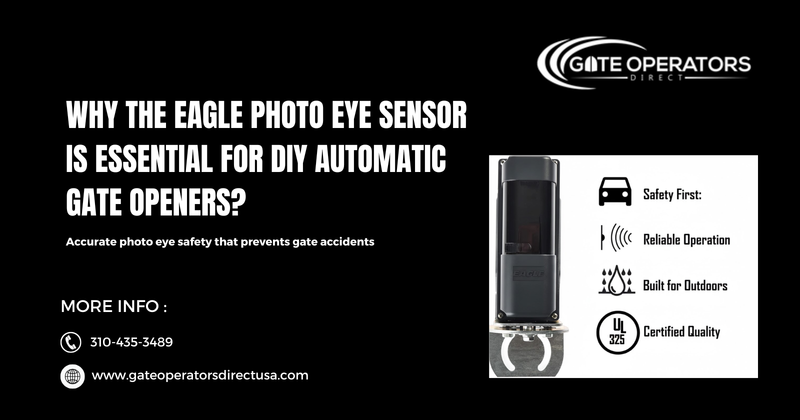 Eagle Photo Eye Safety Sensor for Automatic Gate Openers
