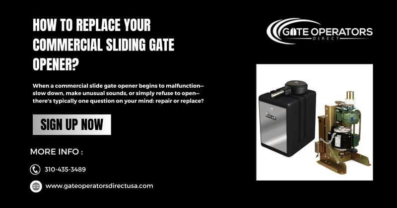 Commercial Sliding Gate Opener