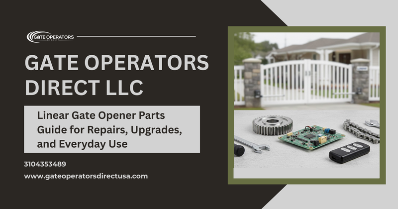Direct Gate Part Linear Gate Opener Parts Guide for Repairs & Upgrades