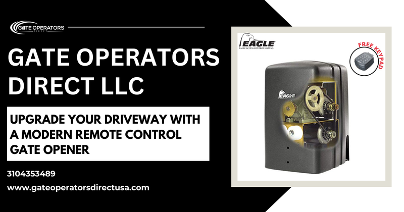 Upgrade Your Driveway with a Modern Remote Control Gate Opener
