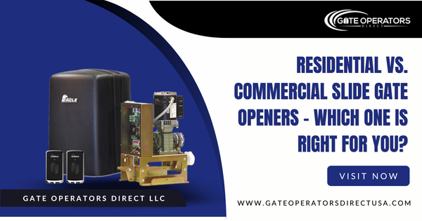 Residential vs. Commercial Slide Gate Openers – Which One Is Right for You?