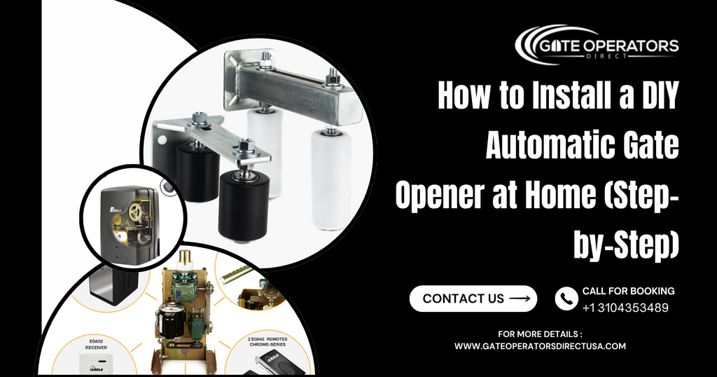 Gate Reader Setup Image How to Install a DIY Automatic Gate Opener at Home (Step-by-Step)