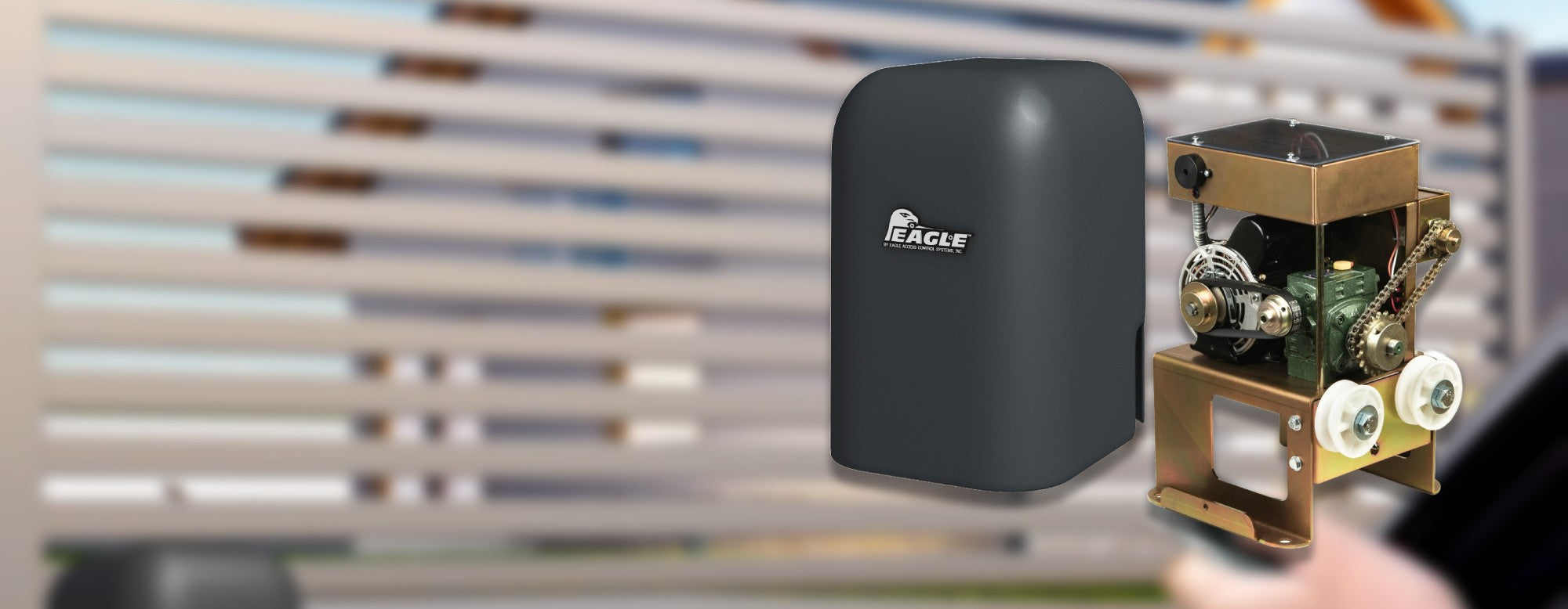 Eagle Chrome Series EG642 1-Button Remote Control For Gate/Opener - 433.92 MHz, Battery Operated, Visor Clip Included