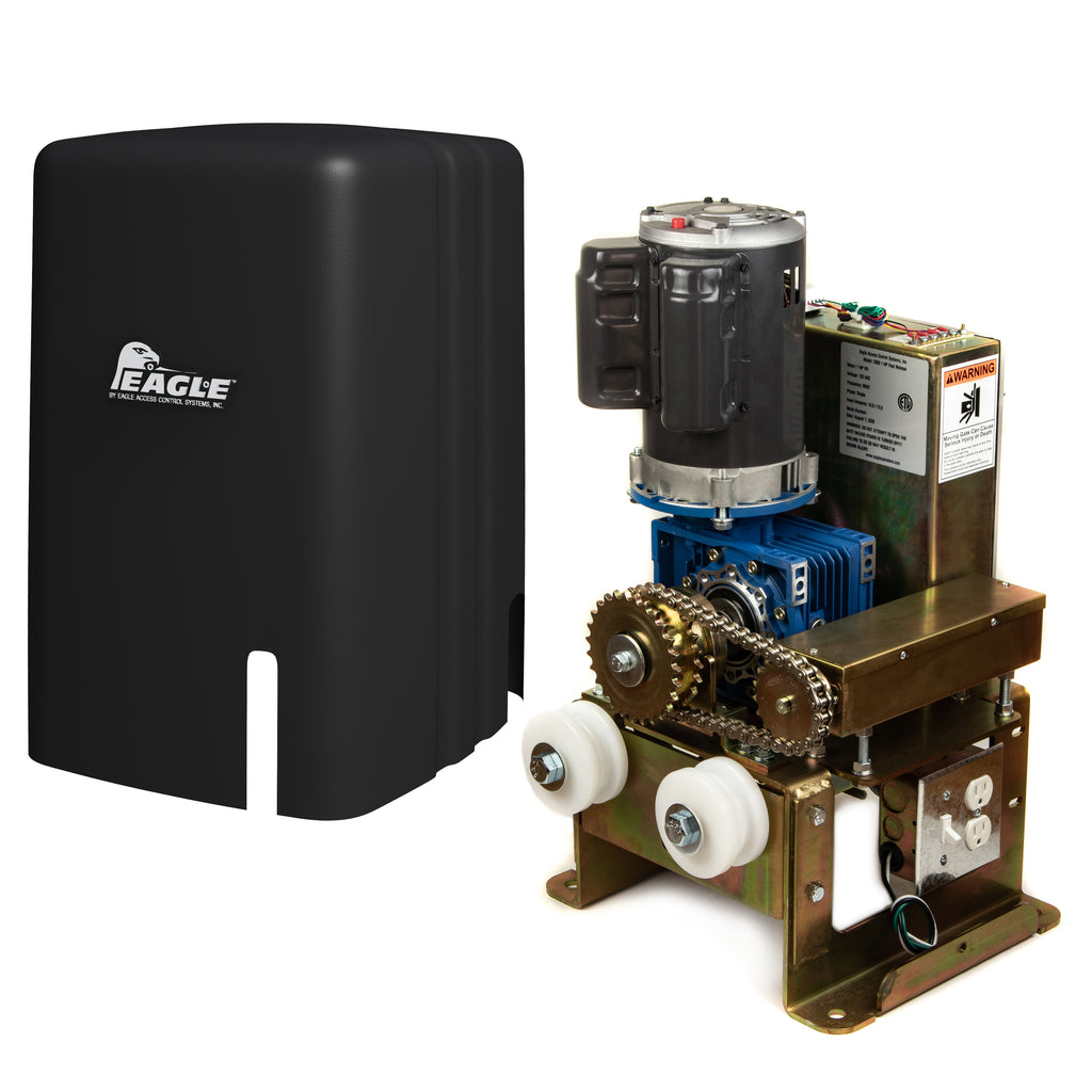 Eagle-2000 FR Commercial Slide Gate Operator w/ Remotes, Receiver ...